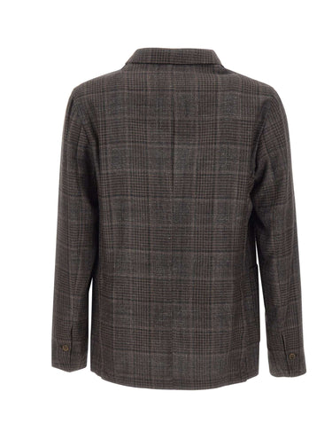 BARBA Blazer "Easy J Mono" BROWN Uomo 