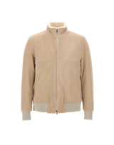 Giacca in pelle scamosciata "Rivet" RIVET5820710 0010 BARBA 