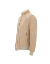 Giacca in pelle scamosciata "Rivet" RIVET5820710 0010 BARBA 