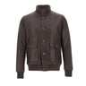 BARBA Giacca in pelle "Vermont" BROWN Uomo 
