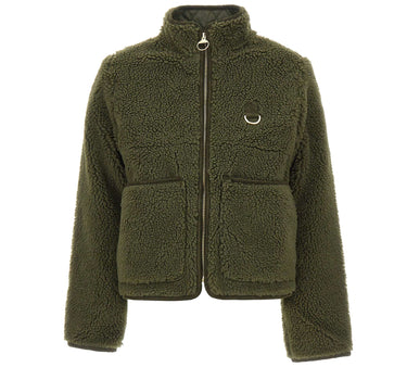BARBOUR Giacca in pile "Eleonora" GREEN Donna 