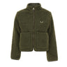 BARBOUR Giacca in pile "Eleonora" GREEN Donna 