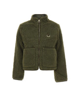 BARBOUR Giacca in pile "Eleonora" GREEN Donna 