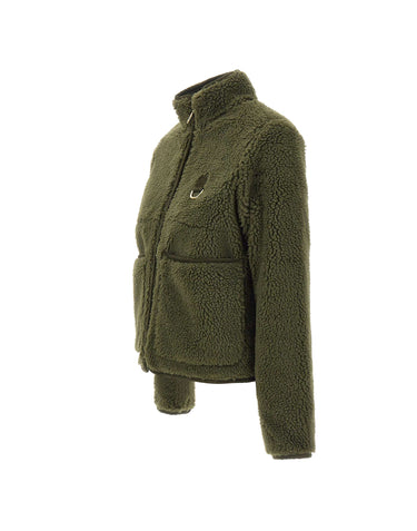 BARBOUR Giacca in pile "Eleonora" GREEN Donna 