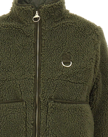 BARBOUR Giacca in pile "Eleonora" GREEN Donna 