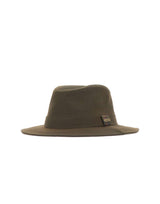 BARBOUR Cappello "Vintage Wax Bushman" GREEN Donna 