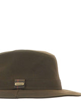BARBOUR Cappello "Vintage Wax Bushman" GREEN Donna 