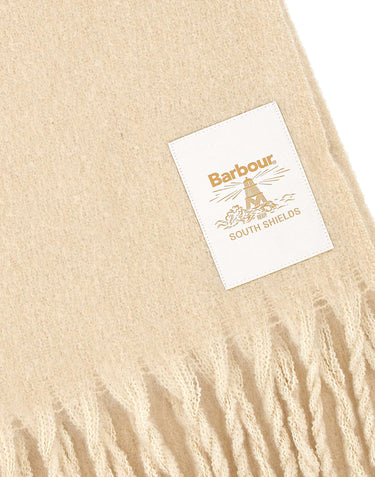 BARBOUR Sciarpa "Ellison" BEIGE Donna 