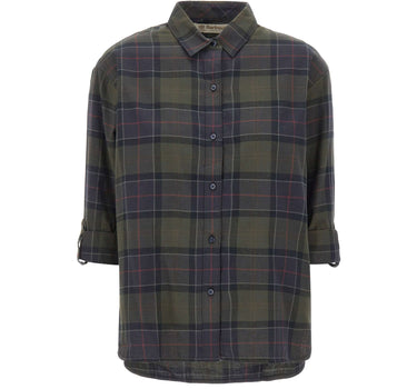 BARBOUR Camicia "Elishaw" GREEN Donna 
