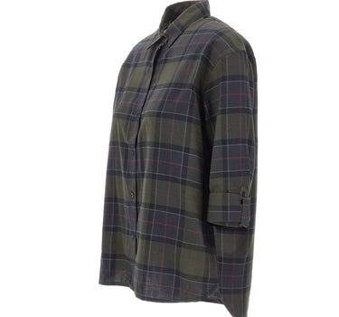 BARBOUR Camicia "Elishaw" GREEN Donna 