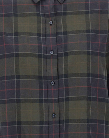 BARBOUR Camicia "Elishaw" GREEN Donna 