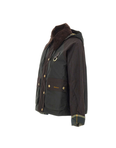 BARBOUR "Reighton Wax" GREEN Donna 