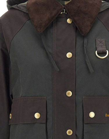 BARBOUR "Reighton Wax" GREEN Donna 