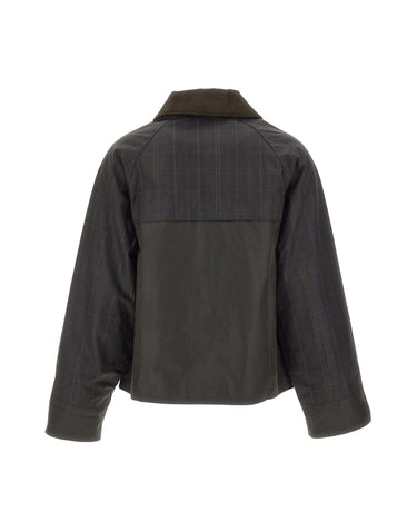 Giacca "Icons Tartan Collar Spey Wax" LWX1584 LWXOL71 BARBOUR 