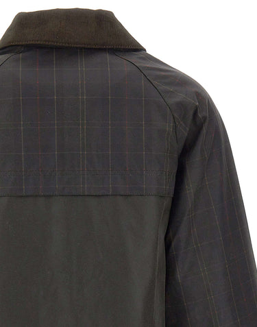 Giacca "Icons Tartan Collar Spey Wax" LWX1584 LWXOL71 BARBOUR 