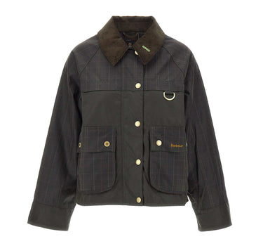 Giacca "Icons Tartan Collar Spey Wax" LWX1584 LWXOL71 BARBOUR 