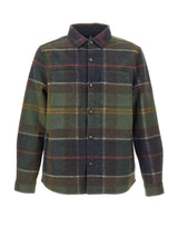 BARBOUR Overshirt tartan "Woodlane" MULTICOLOR Uomo 