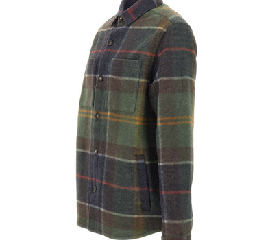 BARBOUR Overshirt tartan "Woodlane" MULTICOLOR Uomo 