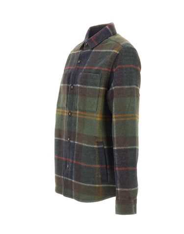 BARBOUR Overshirt tartan "Woodlane" MULTICOLOR Uomo 