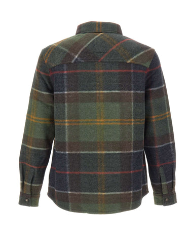 BARBOUR Overshirt tartan "Woodlane" MULTICOLOR Uomo 