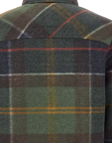 BARBOUR Overshirt tartan "Woodlane" MULTICOLOR Uomo 