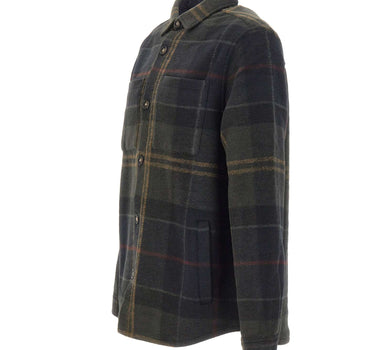 BARBOUR Overshirt tartan "Woodlane" MULTICOLOR Uomo 