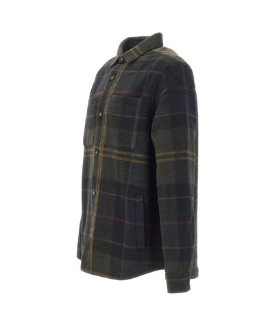 BARBOUR Overshirt tartan "Woodlane" MULTICOLOR Uomo 