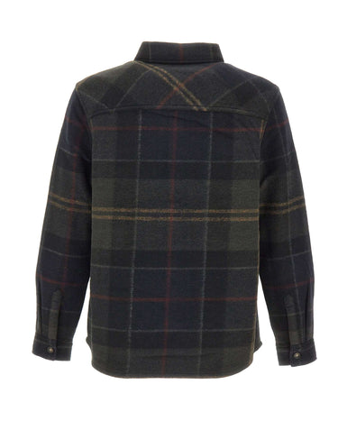 BARBOUR Overshirt tartan "Woodlane" MULTICOLOR Uomo 