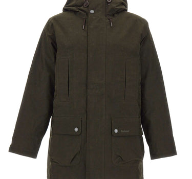 BARBOUR Parka "Northfield Winter" GREEN Uomo 