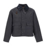 BARBOUR "Spey Wax jkt" BLUE Uomo 