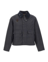 BARBOUR "Spey Wax jkt" BLUE Uomo 