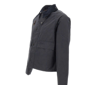 BARBOUR "Spey Wax jkt" BLUE Uomo 