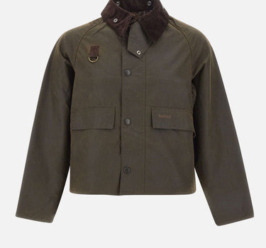 BARBOUR "Spey wax jkt" GREEN Uomo 
