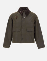 BARBOUR "Spey wax jkt" GREEN Uomo 