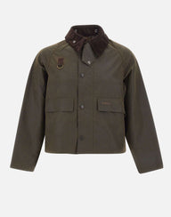 BARBOUR "Spey wax jkt" GREEN Uomo 