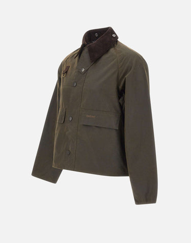 BARBOUR "Spey wax jkt" GREEN Uomo 
