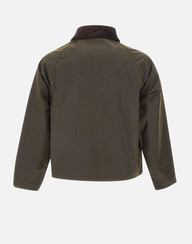 BARBOUR "Spey wax jkt" GREEN Uomo 
