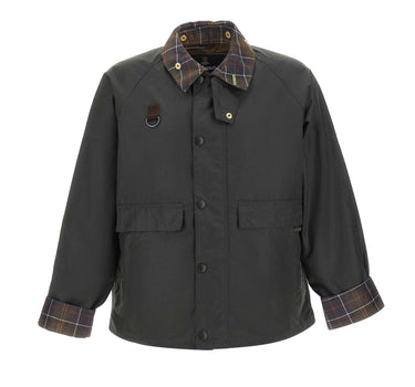 BARBOUR Giacca "Icons Spey Wax" GREEN Uomo 