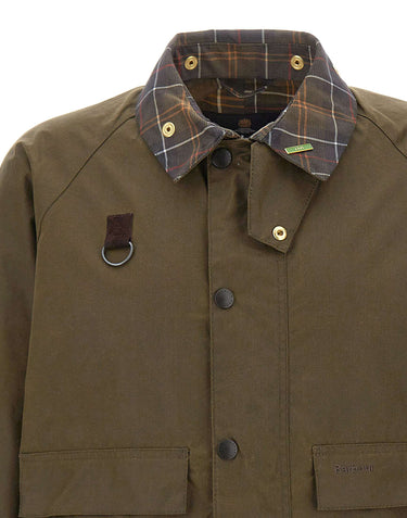 BARBOUR Giacca "Icons Spey Wax" GREEN Uomo 