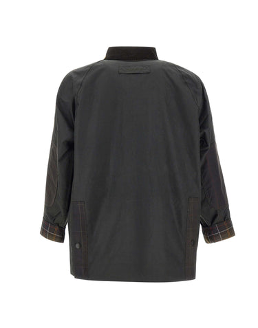 BARBOUR Giacca "Icons Patch Bedale" GREEN Uomo 