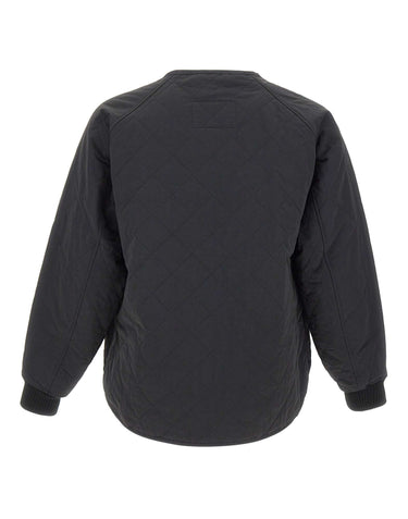 BARBOUR X NORBIT Giacca trapuntata in nylon BLACK Uomo 