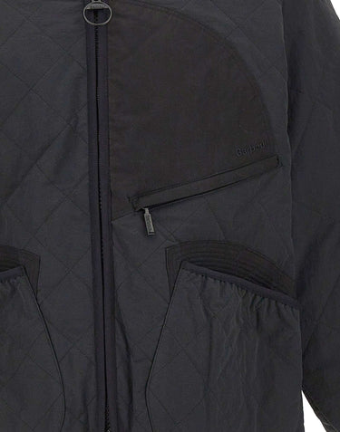 BARBOUR X NORBIT Giacca trapuntata in nylon BLACK Uomo 
