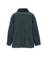 BARBOUR X PAUL SMITH Giacca "Long Spey" GREEN Donna 