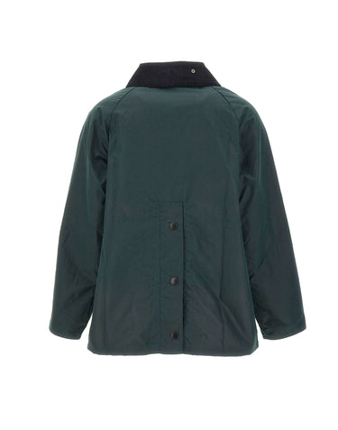 BARBOUR X PAUL SMITH Giacca "Long Spey" GREEN Donna 