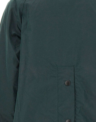 BARBOUR X PAUL SMITH Giacca "Long Spey" GREEN Donna 