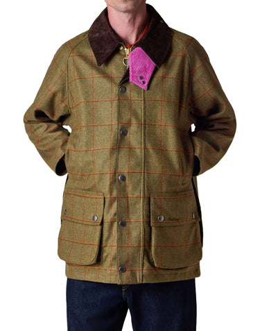 BARBOUR X PAUL SMITH Giacca "Beaufort" GREEN Uomo 
