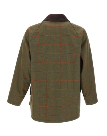 BARBOUR X PAUL SMITH Giacca "Beaufort" GREEN Uomo 