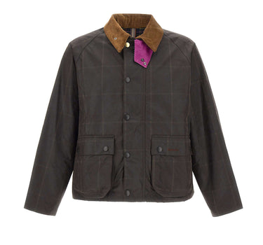 BARBOUR X PAUL SMITH Giacca "Transport Windowpane" BROWN Uomo 