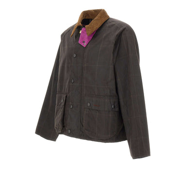 BARBOUR X PAUL SMITH Giacca "Transport Windowpane" BROWN Uomo 