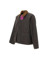 BARBOUR X PAUL SMITH Giacca "Transport Windowpane" BROWN Uomo 